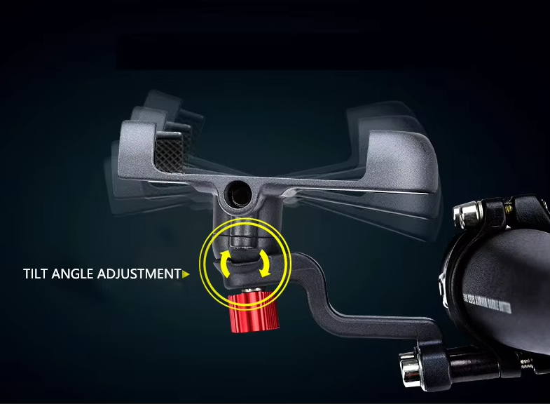Bike Stem Phone Mount Aluminum Alloy 360° Rotation MTB Bike Road Bicycle Stem Phone Holder