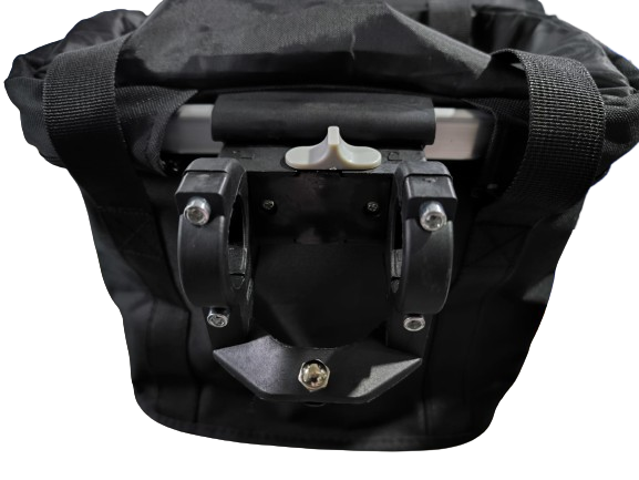 OUGO Bicycle Front Basket Removable Waterproof Bike Handlebar Basket Pet Carrier Frame Bag
