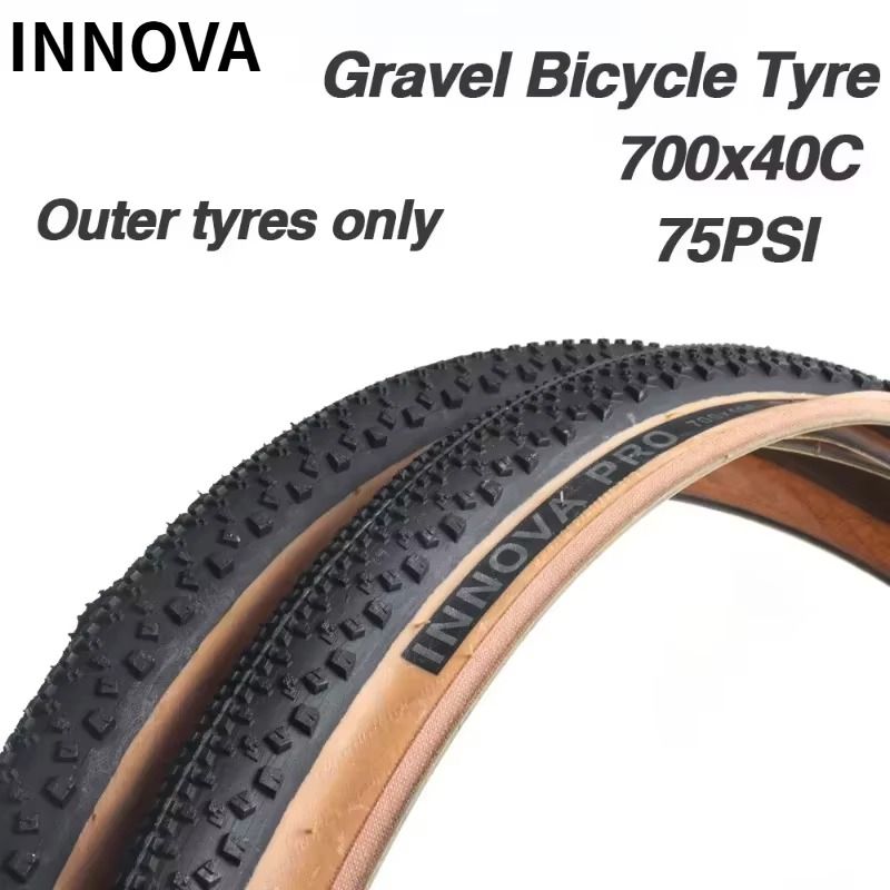 INNOVA PRO 700X40C Gravel Tire Puncture Protection Yellow Cyclocross Tire