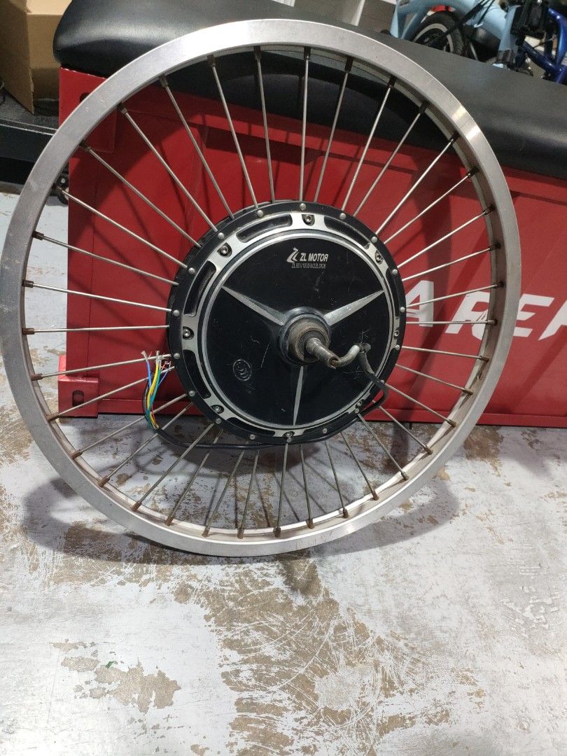 Used 24 inch ZL motor 60v 1000w