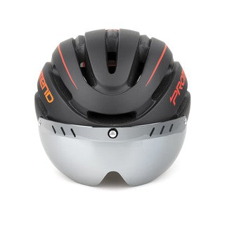 PROMEND Lightweight Bicycle Helmet Rechargeable LED light / Tail light Removable Cycling Goggle