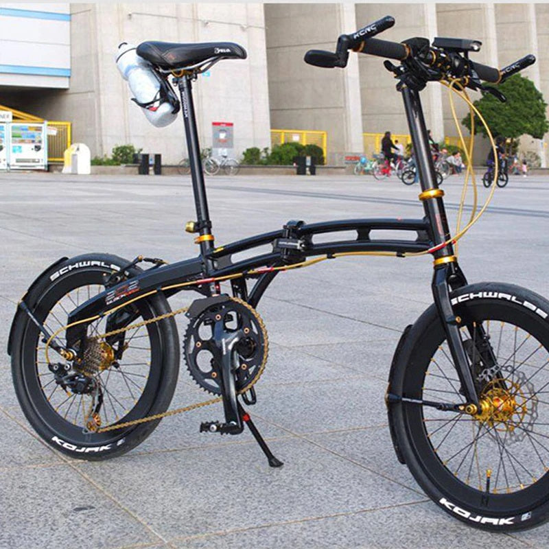 Original Taiwan Qbicle Carbon 20inch 406 451 Bicycle Tangent Fender For City MTB Road Bike Folding Bike Tangent Fender