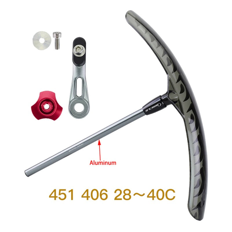 Original Taiwan Qbicle Carbon 20inch 406 451 Bicycle Tangent Fender For City MTB Road Bike Folding Bike Tangent Fender