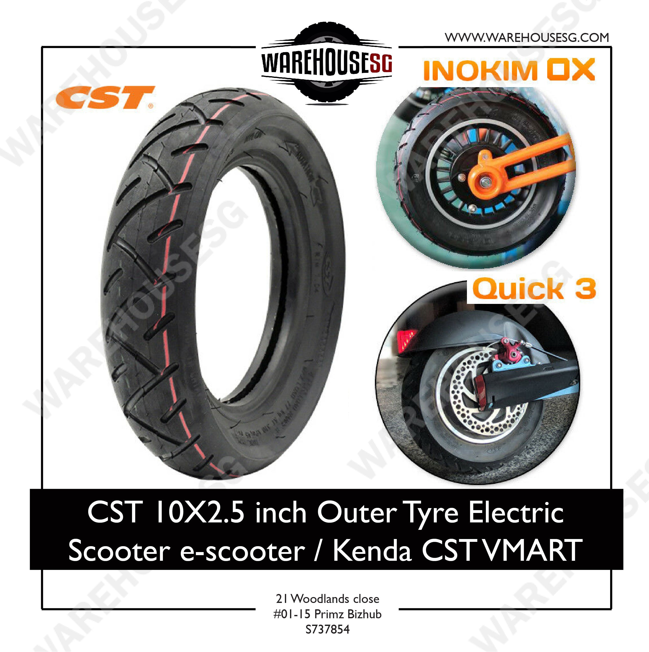 CST 10x2.5 Tyre – Electric Scooter Shop