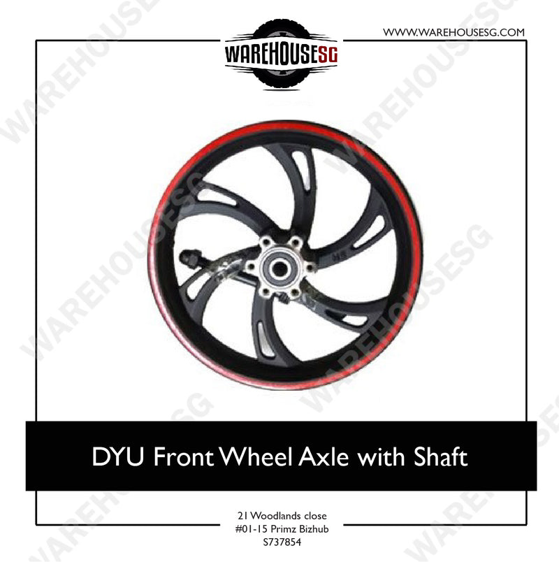 DYU Front Wheel Axle with Shaft