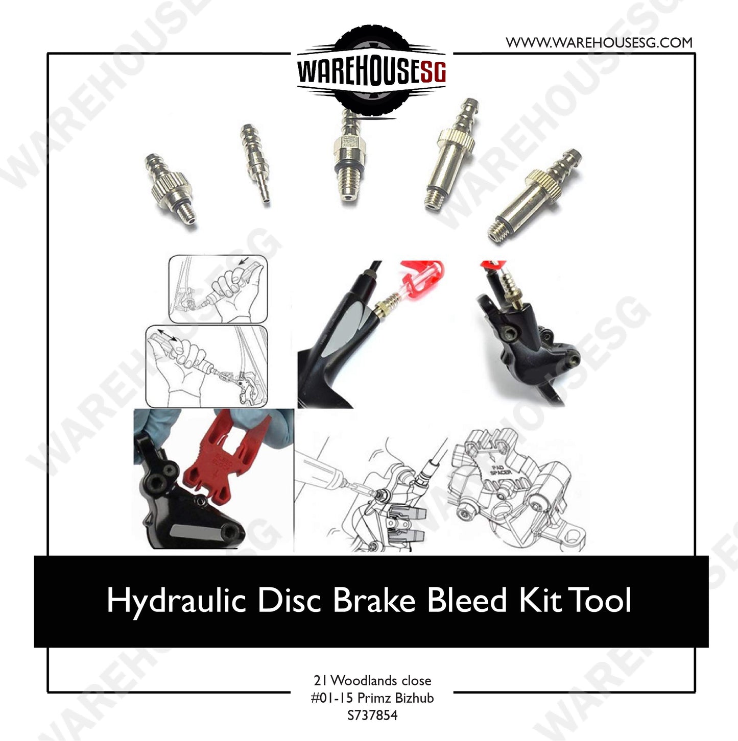 Hydraulic Disc Brake Bleed Kit Tool