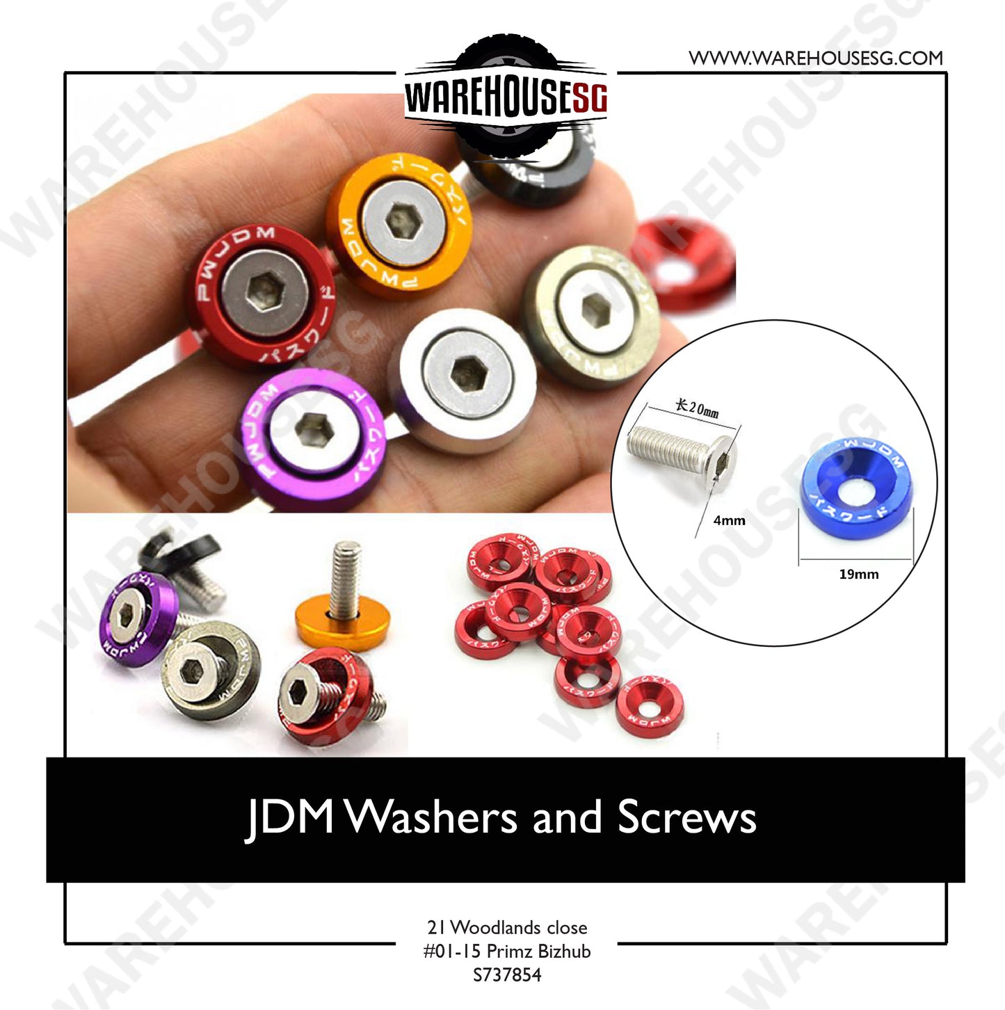 JDM Washers and Screws