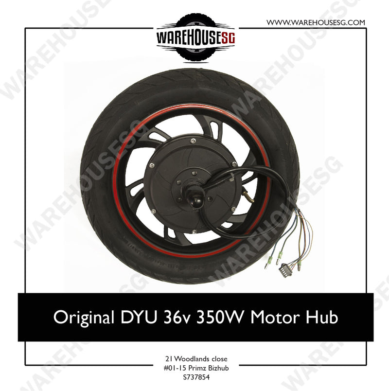 Original DYU 36v 350W Motor Hub