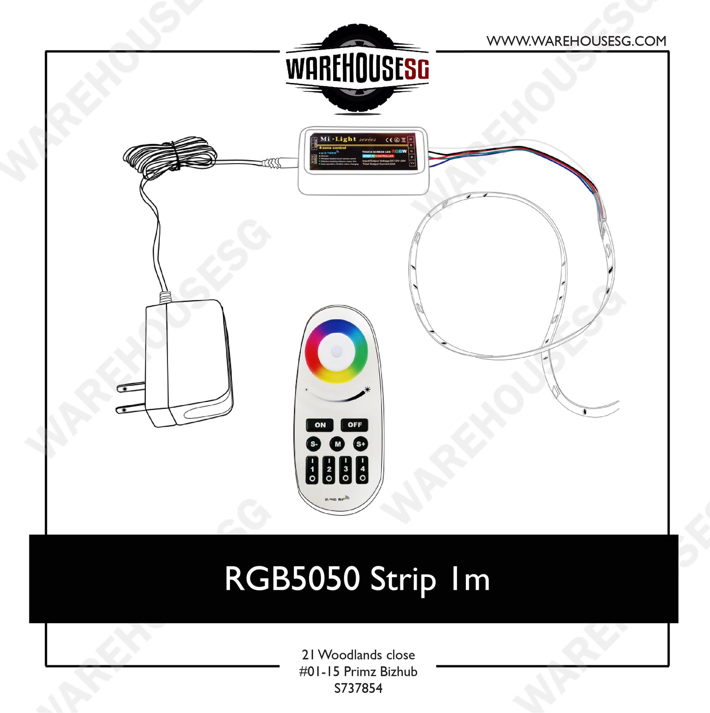 RGB5050 Strip 1m