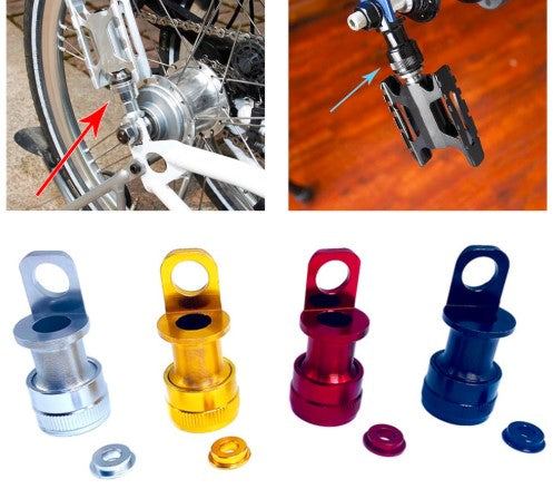 LITEPRO Folding Bike Quick Release Pedal Holder for Brompton Buckle Mks Pedal