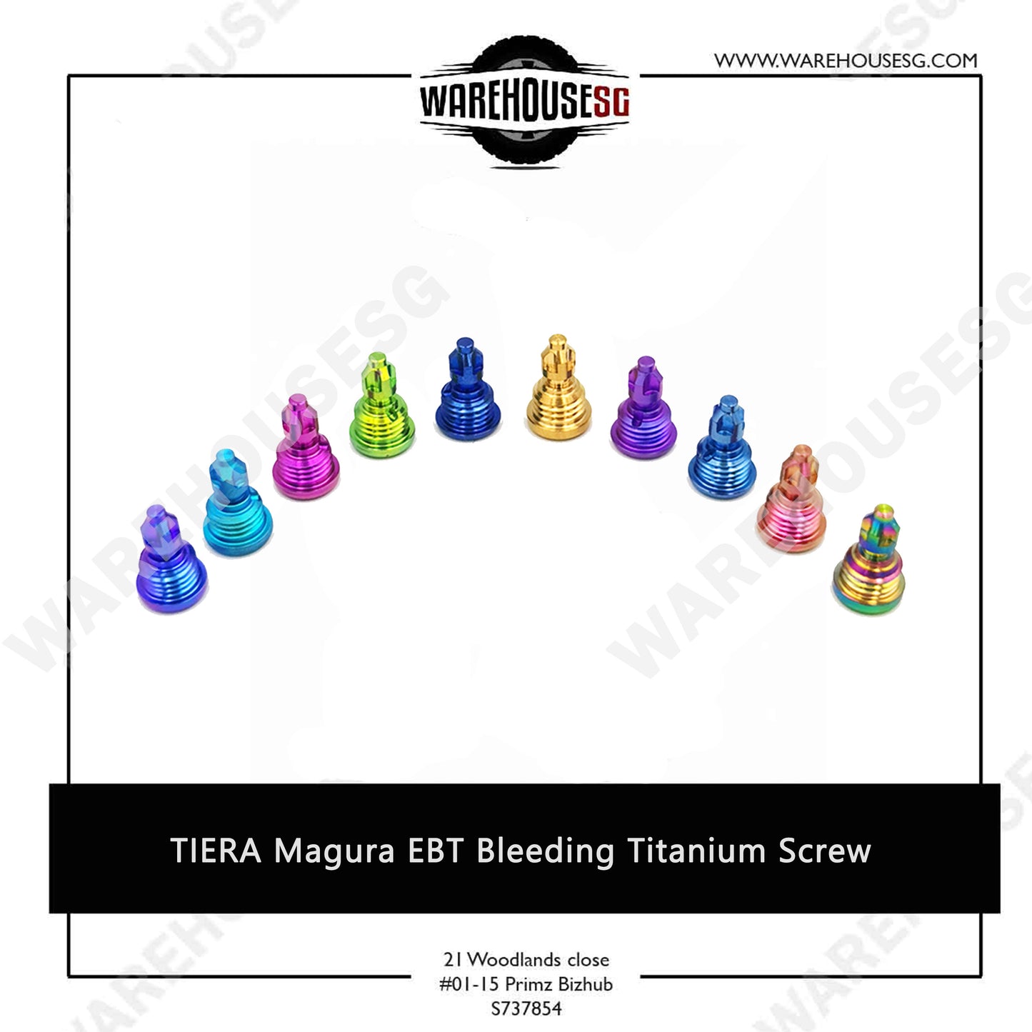 TIERA Magura EBT Lever Bleeding Titanium Screw