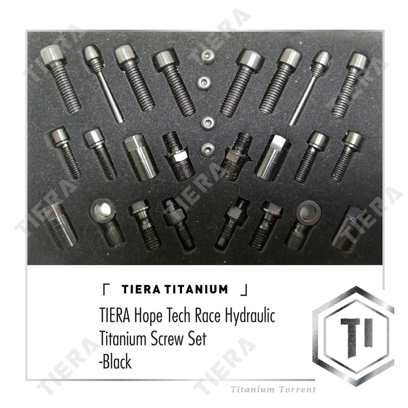 TIERA Hope Tech Race Hydraulic Titanium Screw Set