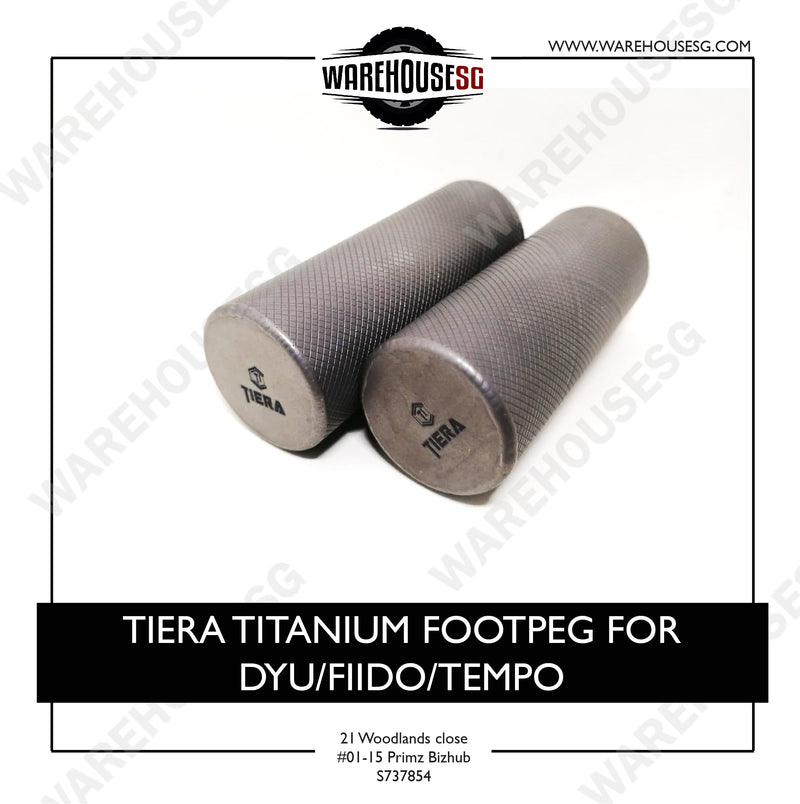 TIERA TITANIUM FOOTPEG FOR DYU/FIIDO/TEMPO