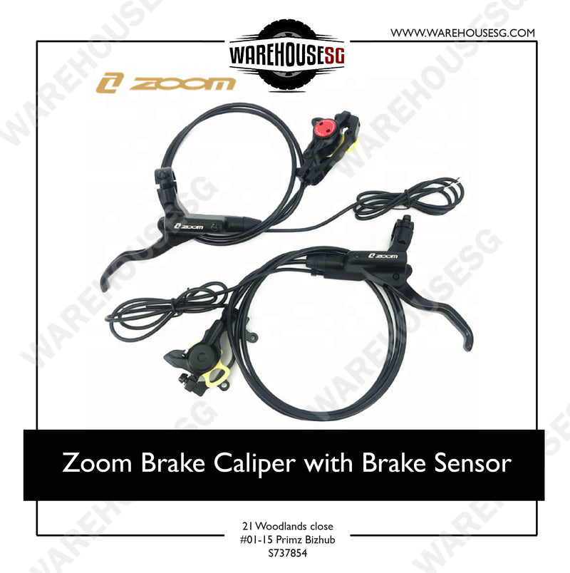 Zoom Hydraulic Brake Caliper with Brake Sensor