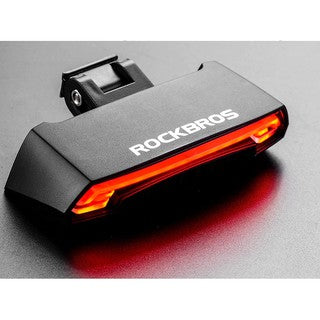 Rockbros Bicycle Rear Tailight with Wireless Remote Turn Signal and Laser Lane Indicator LKWD-R1