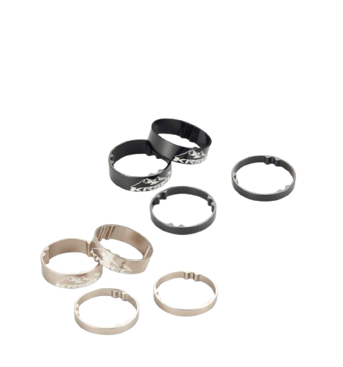KRSEC Road Mountain Bike 28.6mm Fork Bowl Set Stem Alloy Gasket Washer Universal Model