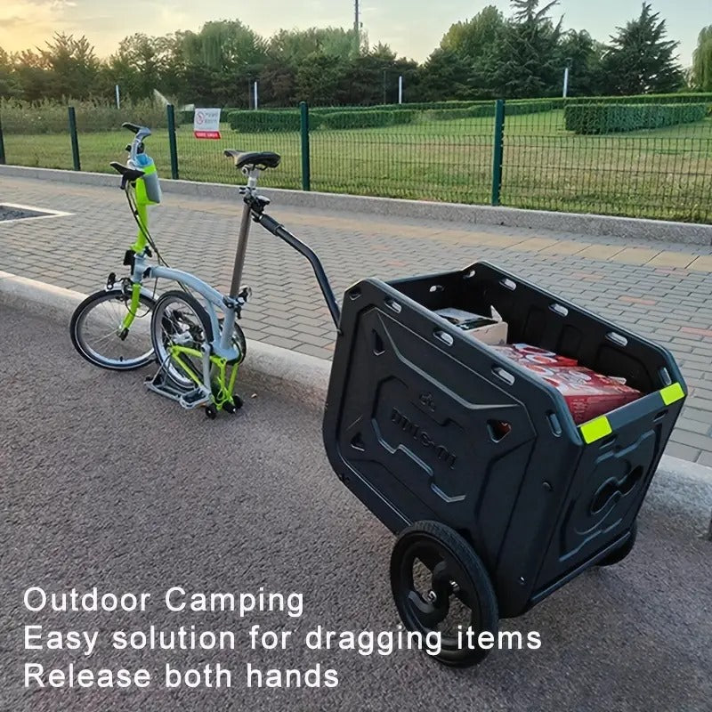 DL Mini Cargo Bike, Multifunction Out Door Sports for Camping, Biking and Pet Transport