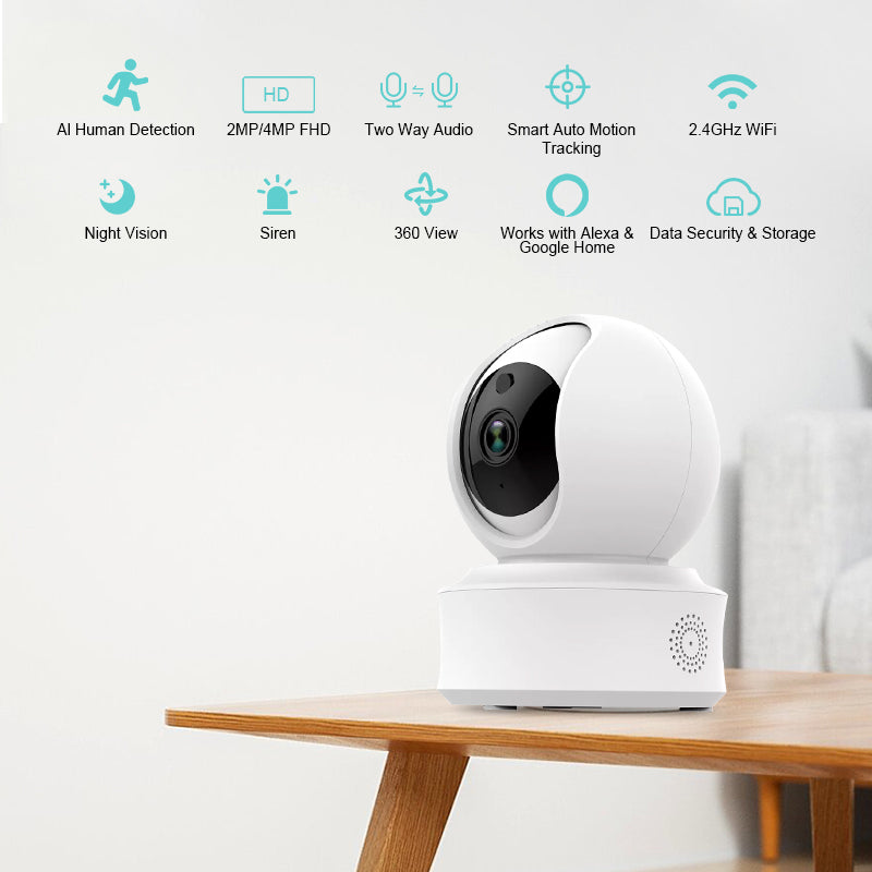 INOVA HOME LEJAJA F7 360 WIFI 1080P/2K Full HD/Super HD Home Security IP Camera