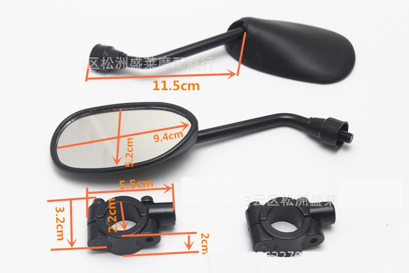 Real Glass Rearview mirror for PAB/PMD/PMA/Motorcyle/Biyccle