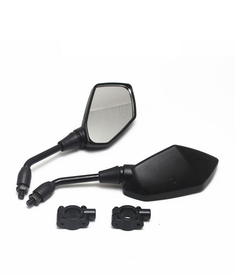 Universal Motorcycle Rear View Mirror with Handlebar Mount Clamp 22mm Z1000