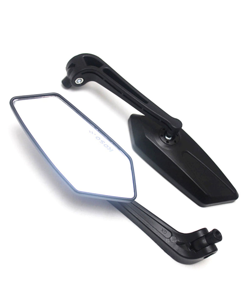 Real Glass Side Mirror Universal 8mm 10mm KOSO Mirror for PAB/PMD/OMA/Bicycle/Motorcycle Rearview Mirror HD Vision Side Mirror
