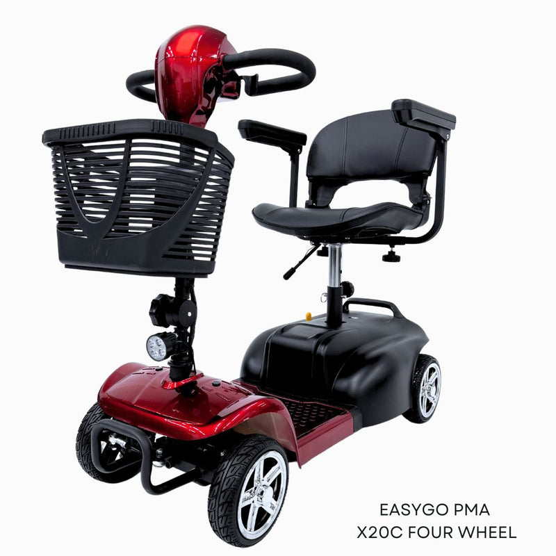 EASYGO X20C LTA Approved Foldable PMA 24V 250W Four Solid Wheel Personal Mobility Aid