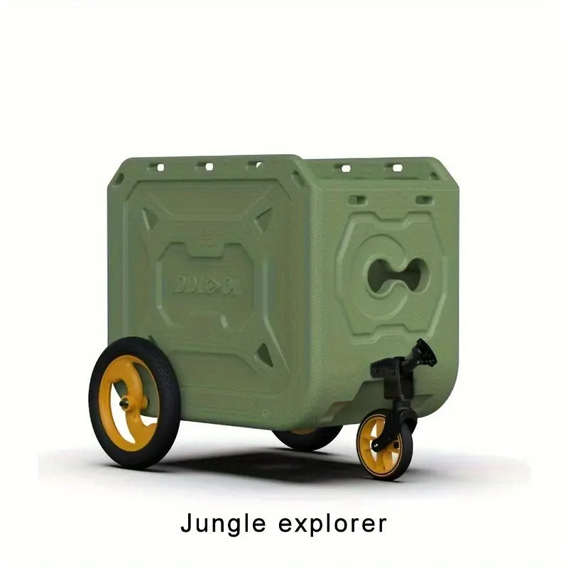 DL Mini Cargo Bike, Multifunction Out Door Sports for Camping, Biking and Pet Transport