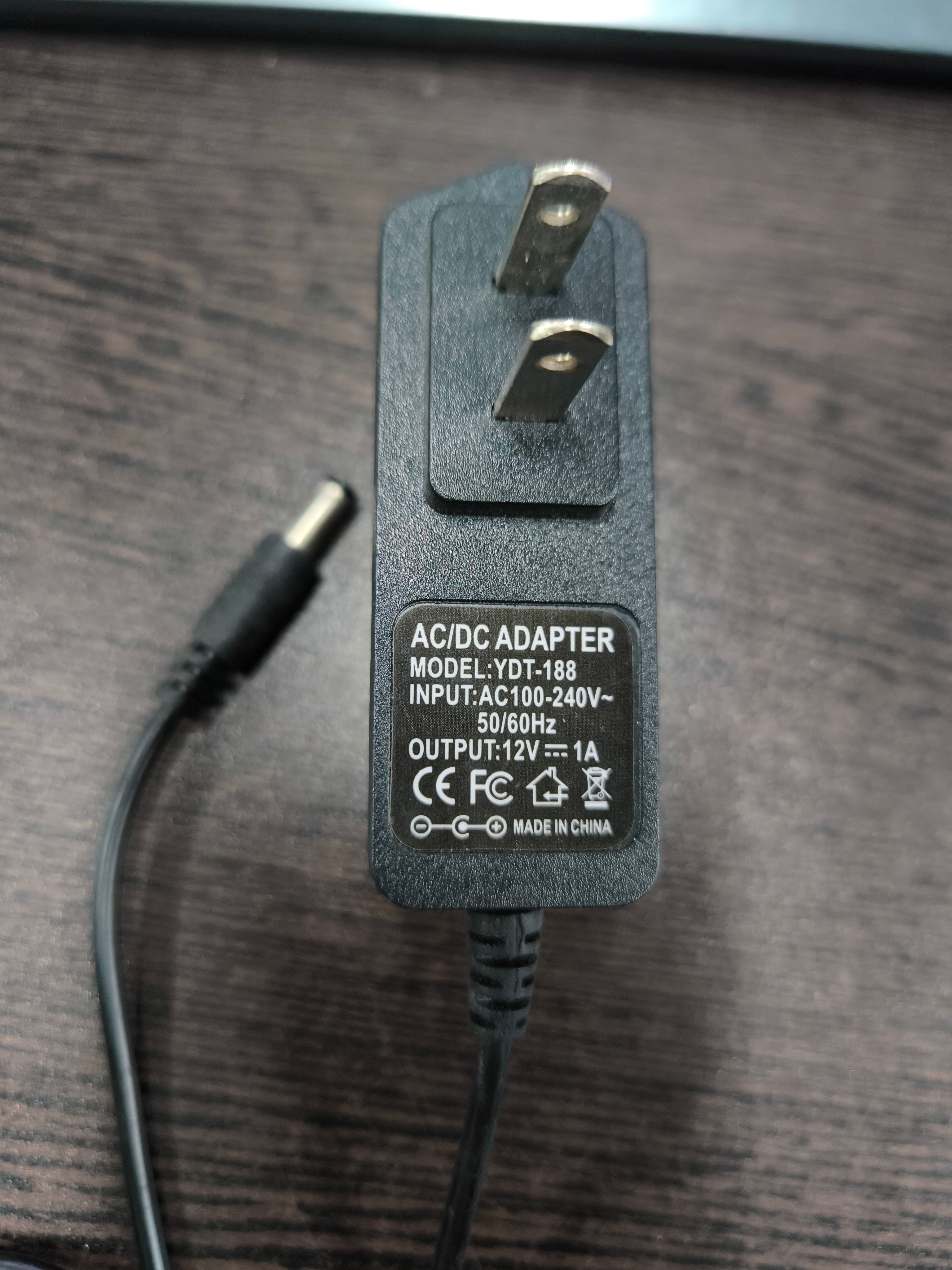 AC/DC ADAPTER 12V 1A ( Non Safety Mark ) – WAREHOUSESG