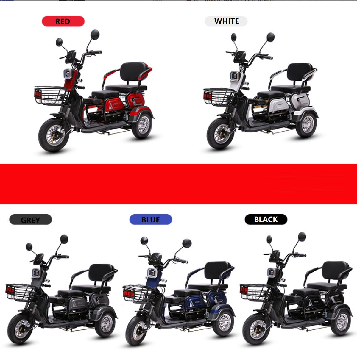 EZYGO PMA Jint 3 Seaters 48v 600W(Export Set)