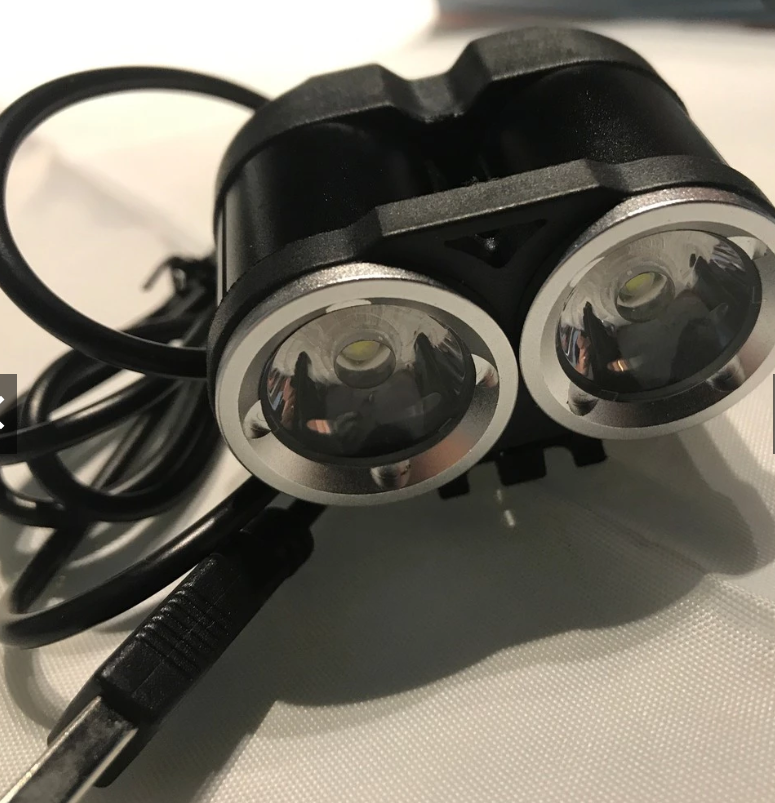 2 XM-L T6 LED USB Headlight [LED,Waterproof,Bright]