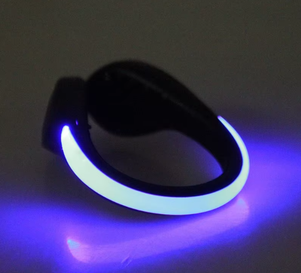 Shining Shoes Clip Colorful Light Night LED Clip on Shoe Safety Flashing Outdoor Sports Shoes Clip 1Pcs