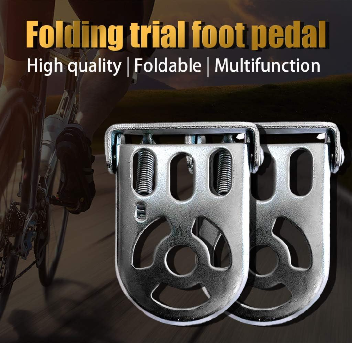 KANG//Bike Folding Foot Peg,Rest,Footrest Steel,Foot Peg for Bike Kid Bicycle,Foot Plates Pedals,Bicicleta,MTB Pedals,Bike pegs,Mini Bike Rear Pedals (1 Pair)