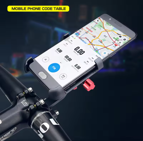 Bike Stem Phone Mount Aluminum Alloy 360° Rotation MTB Bike Road Bicycle Stem Phone Holder