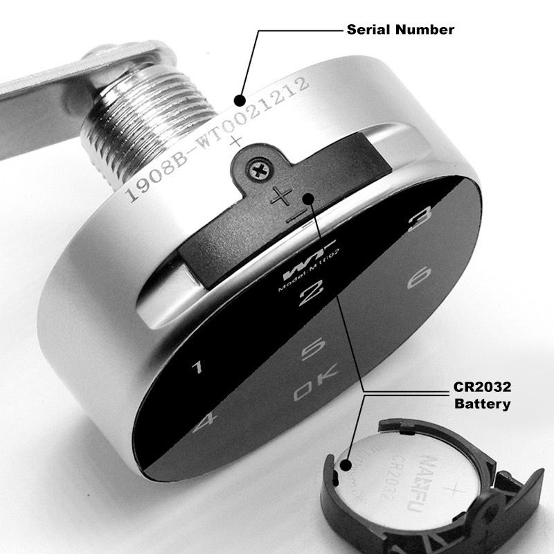 WT Mini Digital Lock | Letterbox Drawer Cabinet Number Locks | Letter Boxes Lock | Mailbox Lock