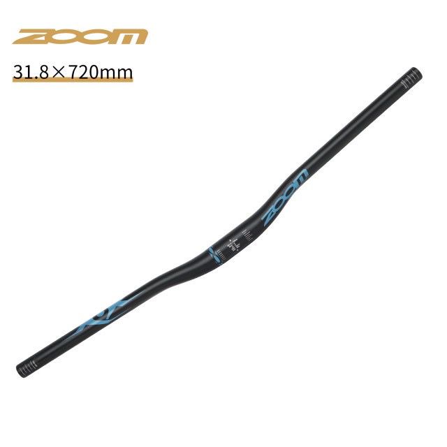 ZOOM Mountain Bicycle Handlebars 31.8MM Bicycle Riser Bar 720mm Aluminum Alloy MTB Bike Swallow/Straight Handlebar Cycling Parts