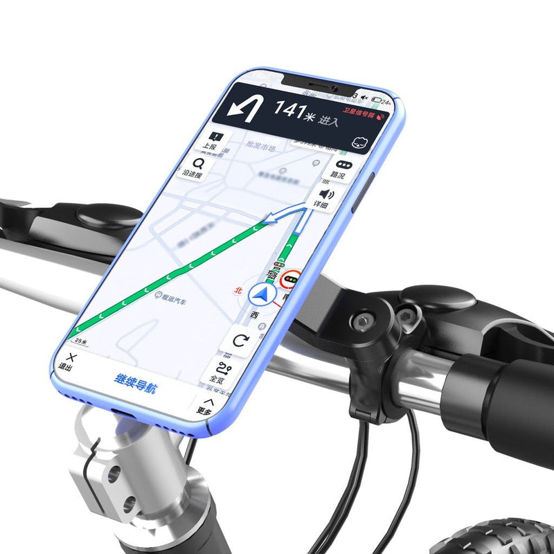 Quick Release Bicycle Phone Holder Takeaway Rider Battery Car Motorcycle Navigation Bracket 360 Degree Rotating Bracket