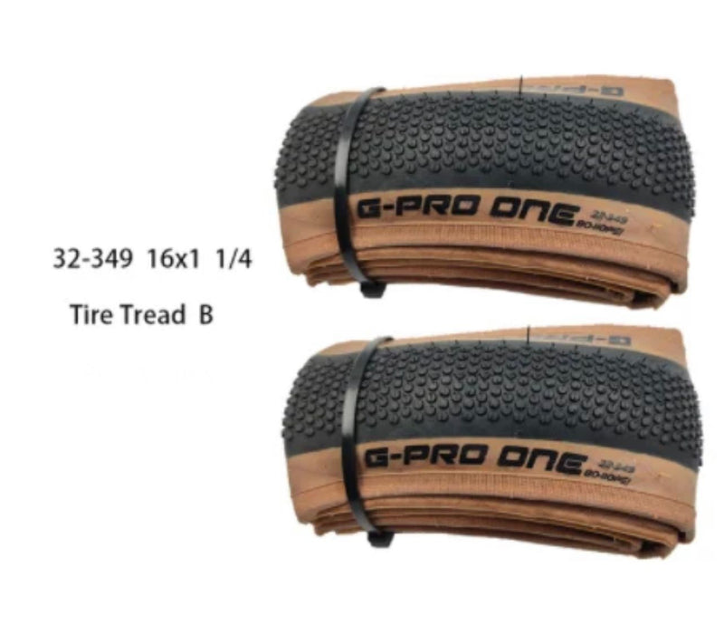 G-PRO ONE 16inch Bicycle Tire For Brompton 32-349 16x1 1/4 Small Wheel Road Bike Folding Tyre Cycling Replacement Parts(1pcs)