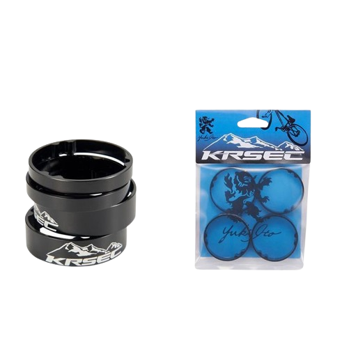 KRSEC Road Mountain Bike 28.6mm Fork Bowl Set Stem Alloy Gasket Washer Universal Model