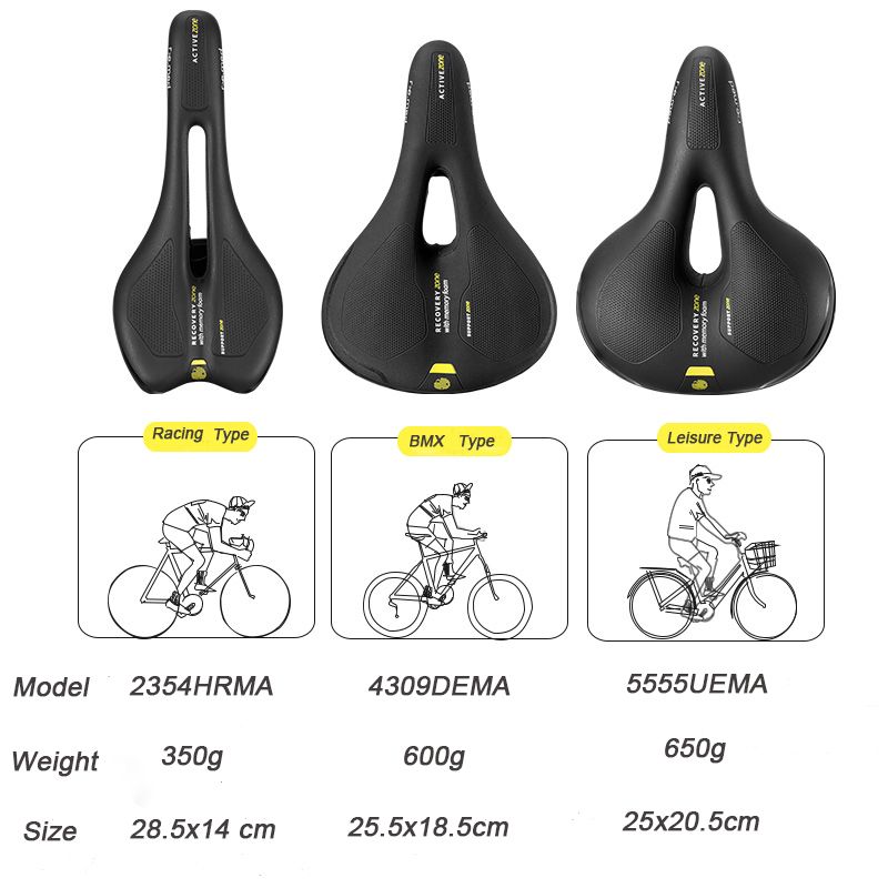 (Have Logo) SELLE ROYAL Hollow Memory Sponge Cushion Saddle