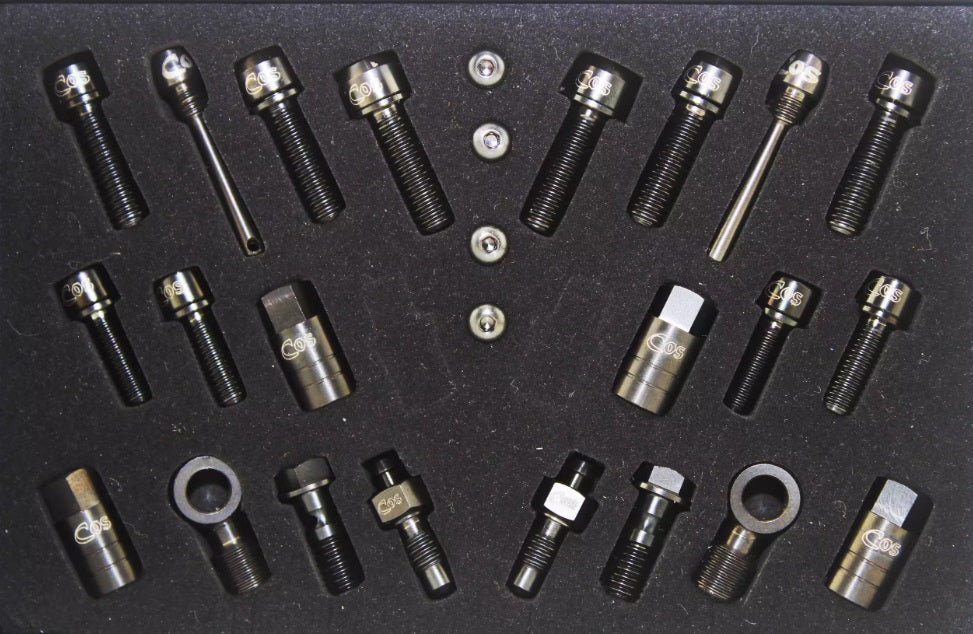 Hope Tech V4 / Race Titanium Upgrade | Upgrade Kit Hope Tech Brake MTB Enduro DH Titanium Screw Parts