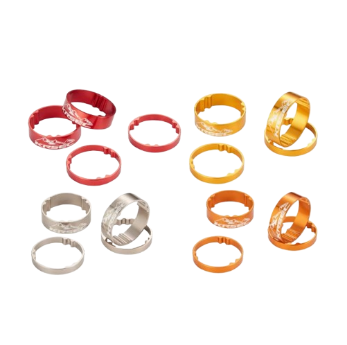 KRSEC Road Mountain Bike 28.6mm Fork Bowl Set Stem Alloy Gasket Washer Universal Model