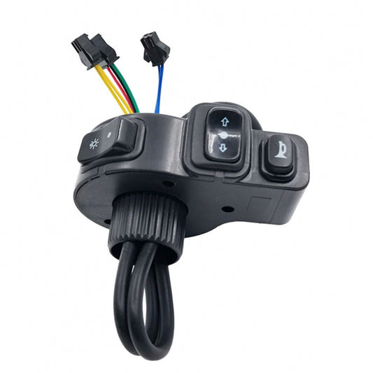 Handlebar Switch ATV Motorcycle For Ebike Horn Light Steering Off On Road
