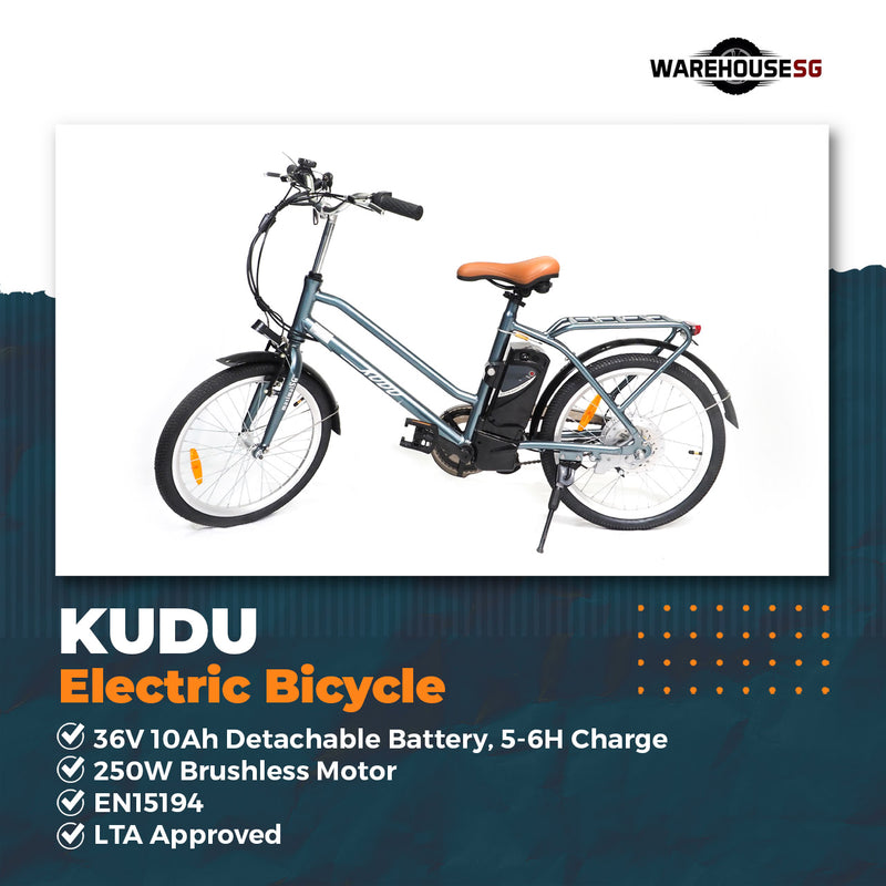 MAXIMALSG KUDU EBIKE/ELECTRIC BICYCLE 36V 10AH EN15194