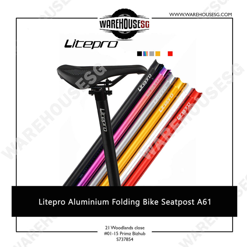 Litepro Aluminium Folding Bike Seatpost A61