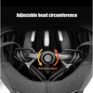 PROMEND Lightweight Bicycle Helmet Rechargeable LED light / Tail light Removable Cycling Goggle