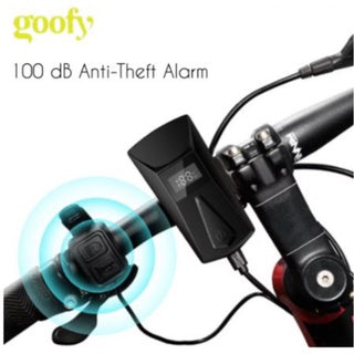 Goofy Rainproof USB Rechargeable LED Front Lamp anti theft alarm 1200mah/1800mah/2600mah