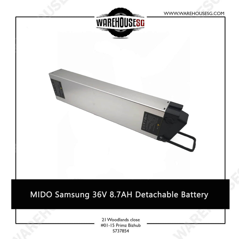 MIDO and MIDO PRO Original Samsung 36V 8.7ah / 10.5AH Detachable Battery