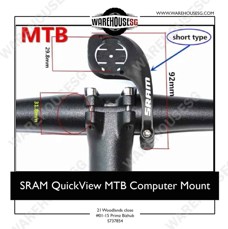 SRAM MTB QuickView Computer Mount