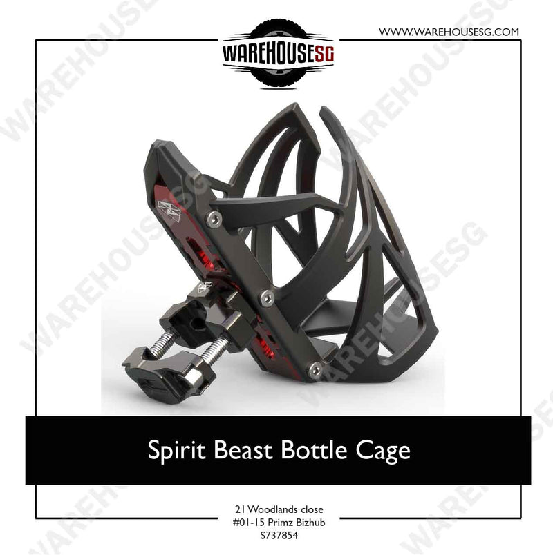Spirit Beast Motorcycle Water Bottle Cage Holder Mount Stand Support