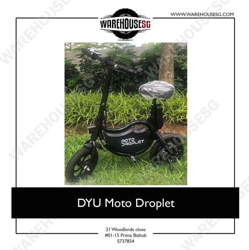 PMD/DYU Moto Droplet UL2272 Certified LTA Compliant